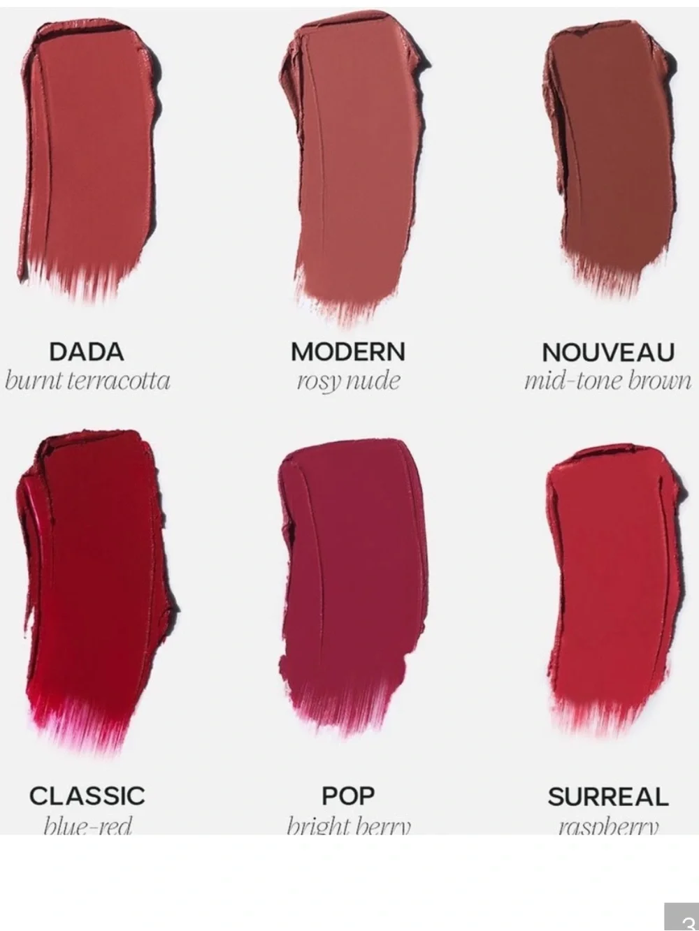 Saie Lip Blur Matte-Blurrring Lipstick in color Dada